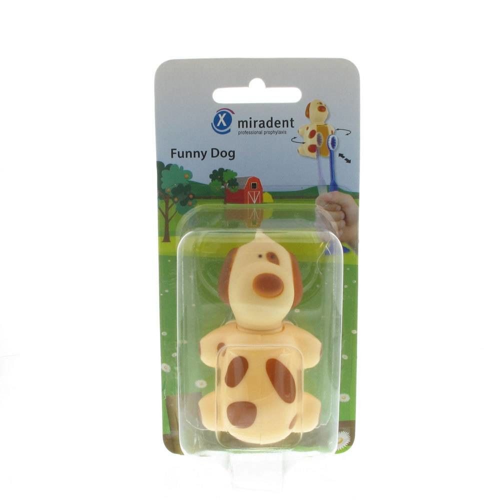 Miradent Funny Animals Dog Holder Toothbrush