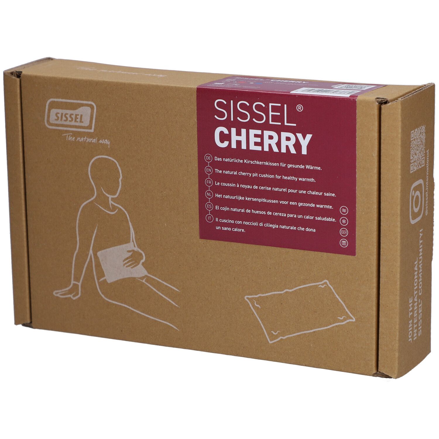 SISSEL® CHERRY L 20 x 40 cm, Rosso