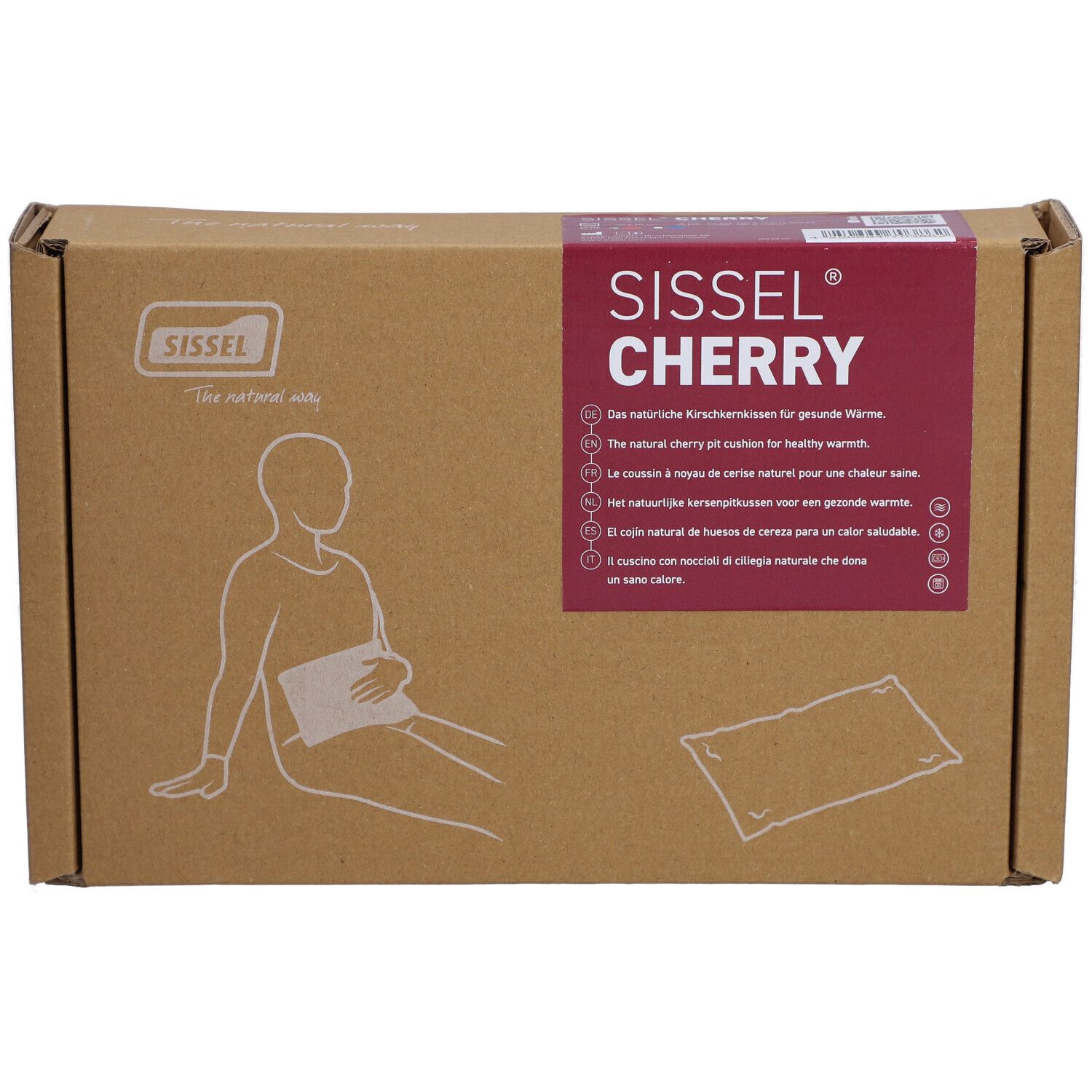 SISSEL® CHERRY L 20 x 40 cm, Rosso