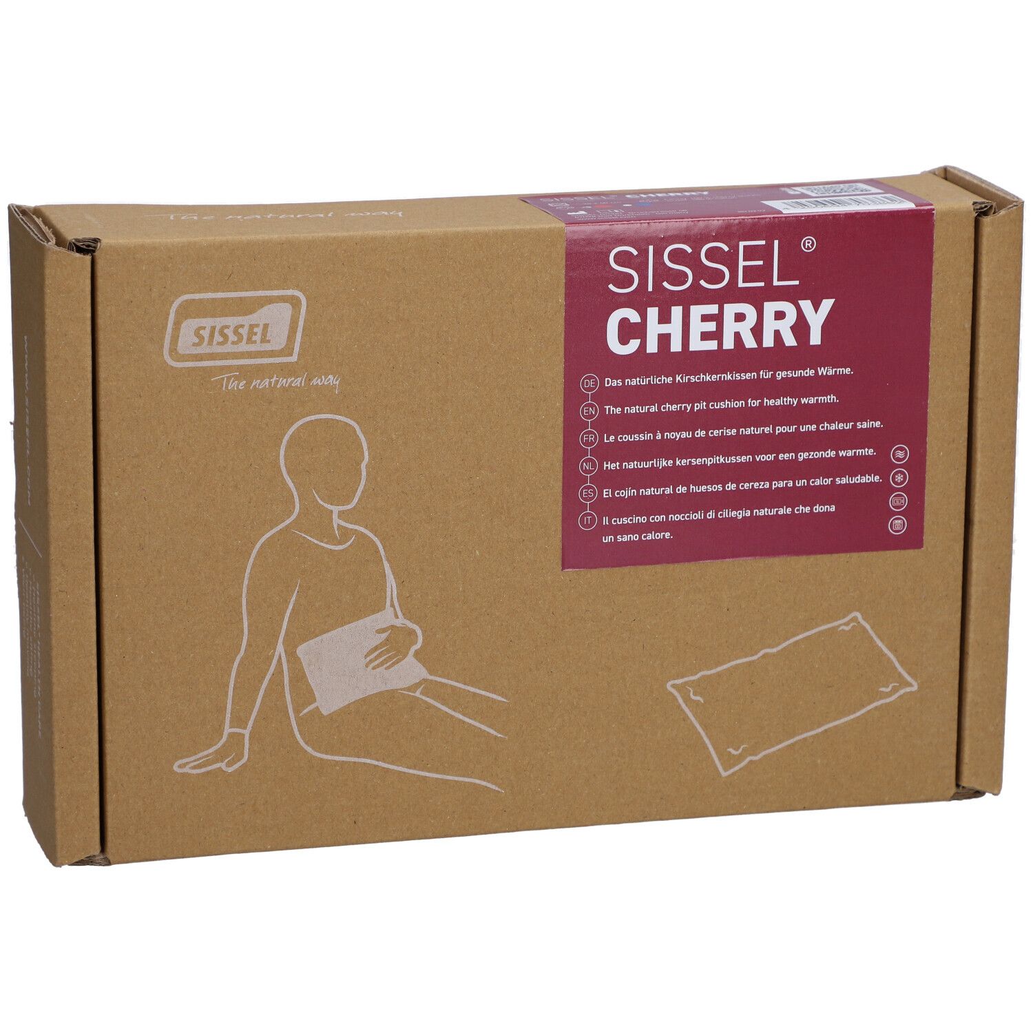 SISSEL® CHERRY L 20 x 40 cm, Rosso