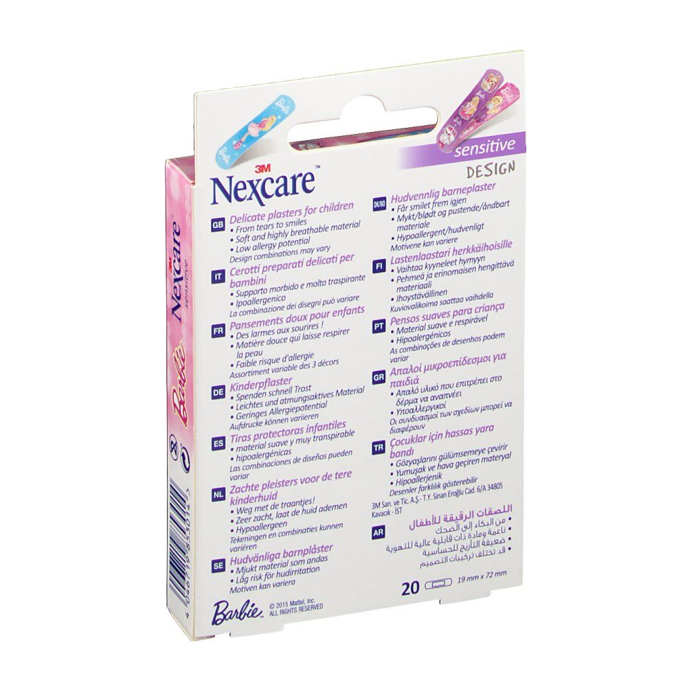 3M Nexcare Sensitive Design Barbie