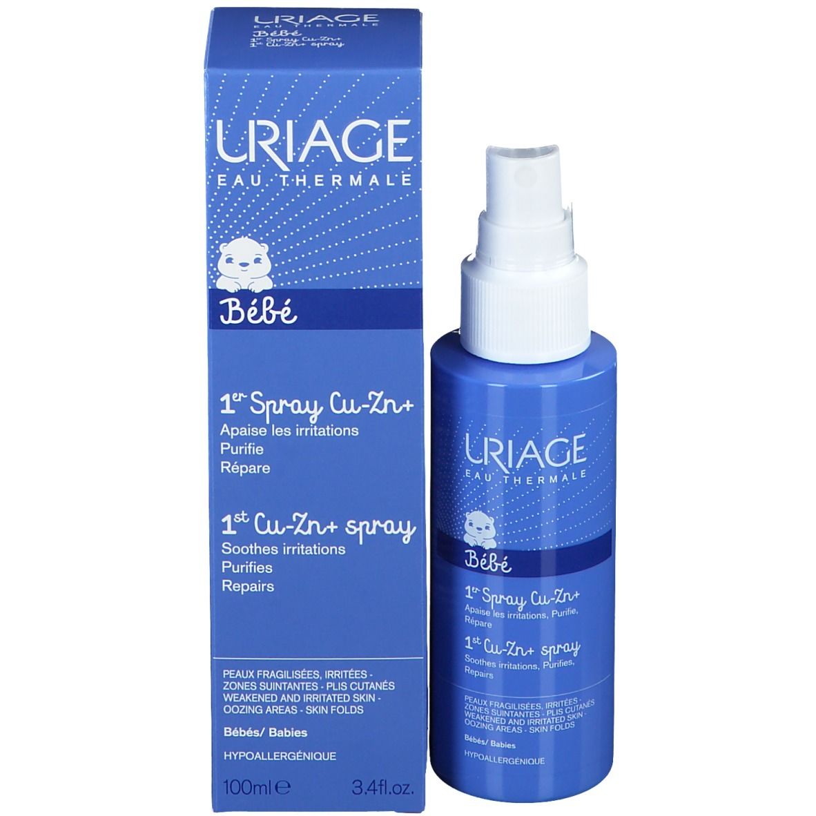 URIAGE Bébé CU-ZN+ Spray Anti-Irritazioni