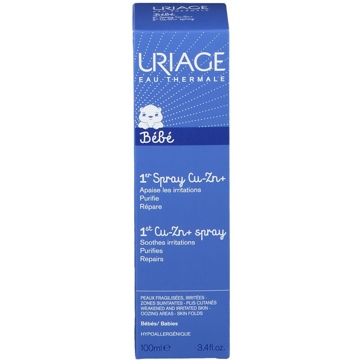 URIAGE Bébé CU-ZN+ Spray Anti-Irritazioni
