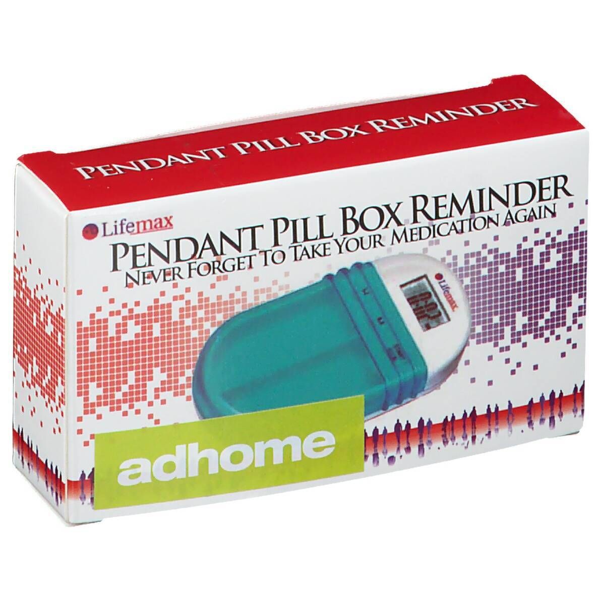 Pillendoos Met LCD Klok AD121133