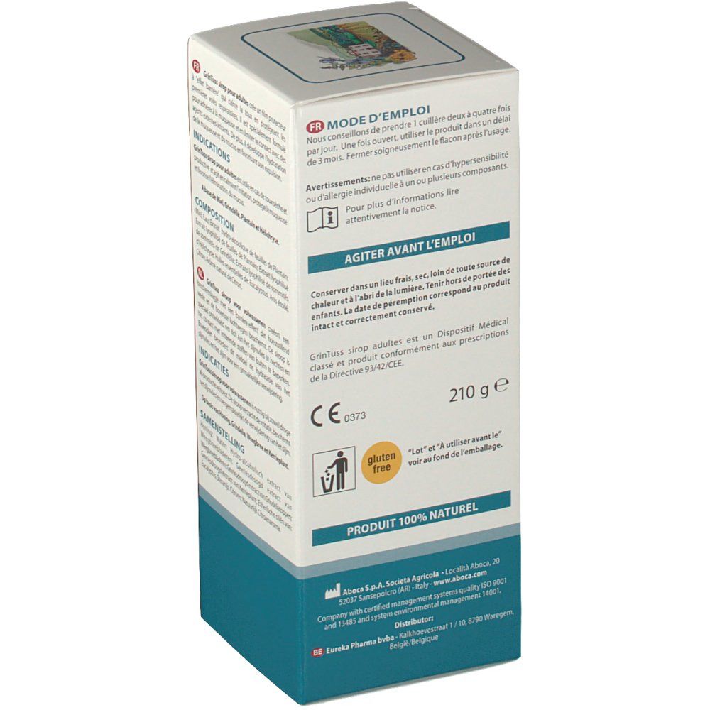 Aboca® GrinTuss Adult Sirop 2x128 g - Redcare Pharmacie