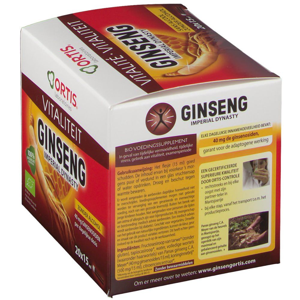 Ortis Ginseng Imperial Dynasty Bio Without Alcohol