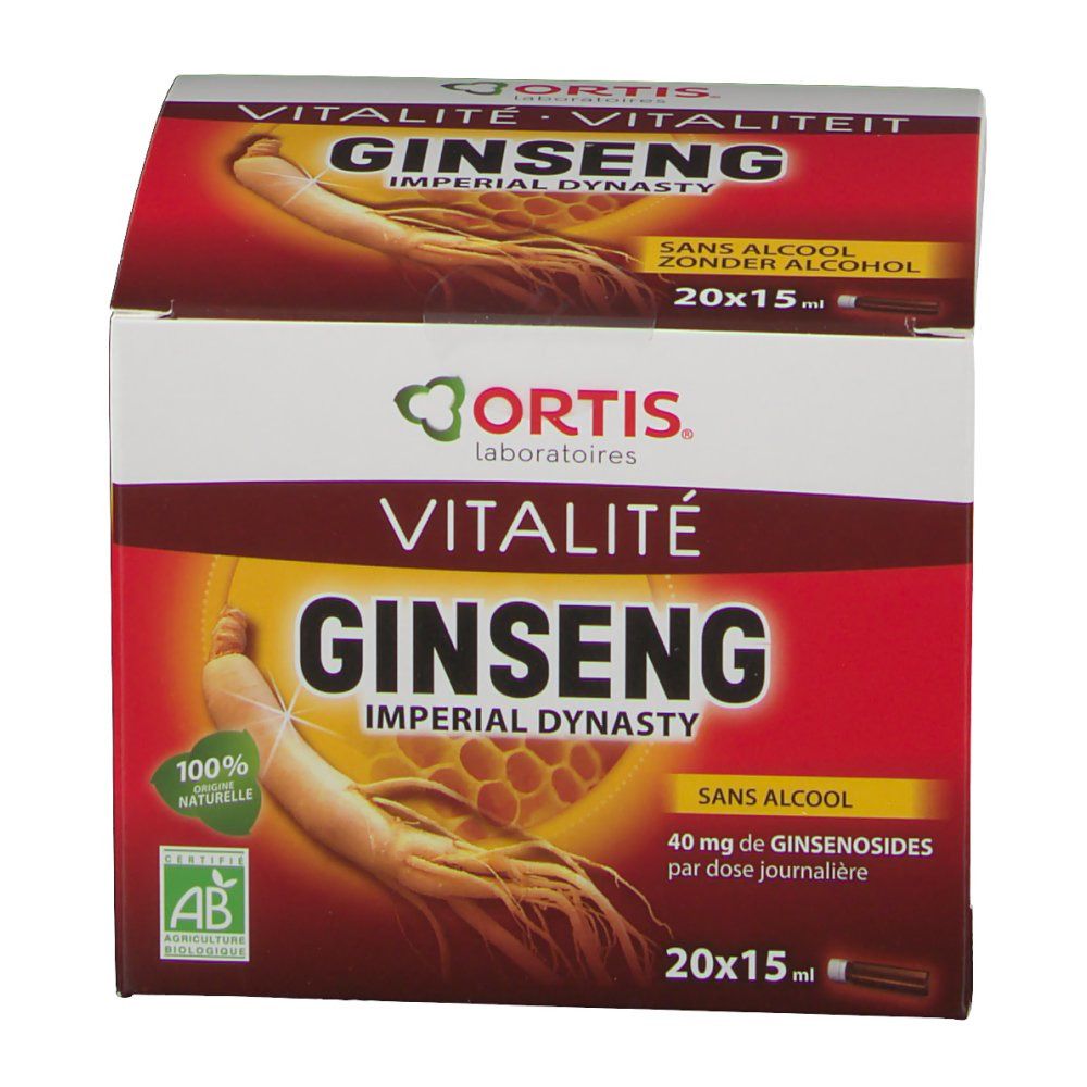 Ortis Ginseng Imperial Dynasty Bio Without Alcohol