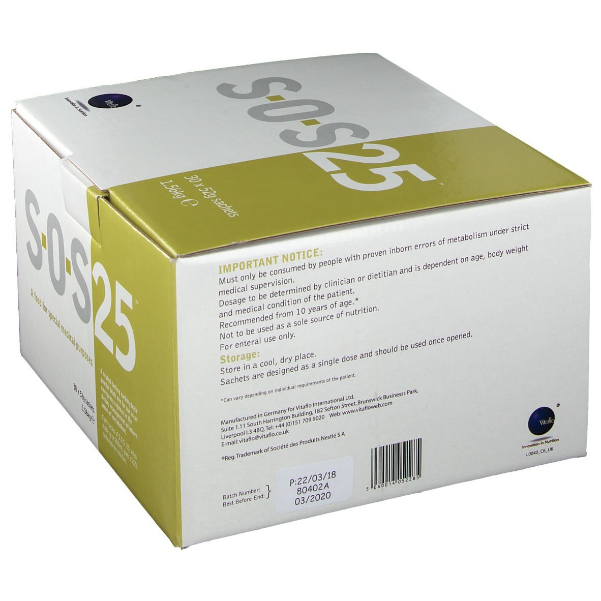 Vitaflo SOS 25
