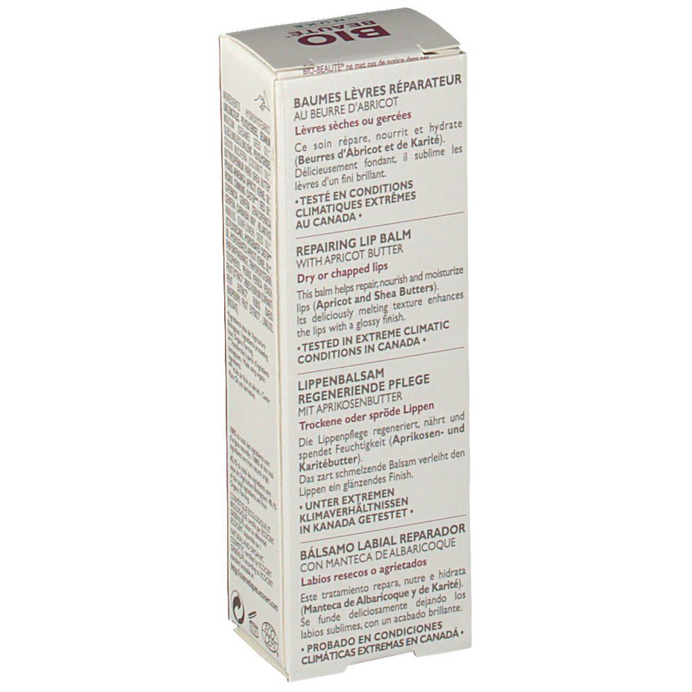 Bio Beauté By Nuxe Repairing Lip Balm With Apricot Butter