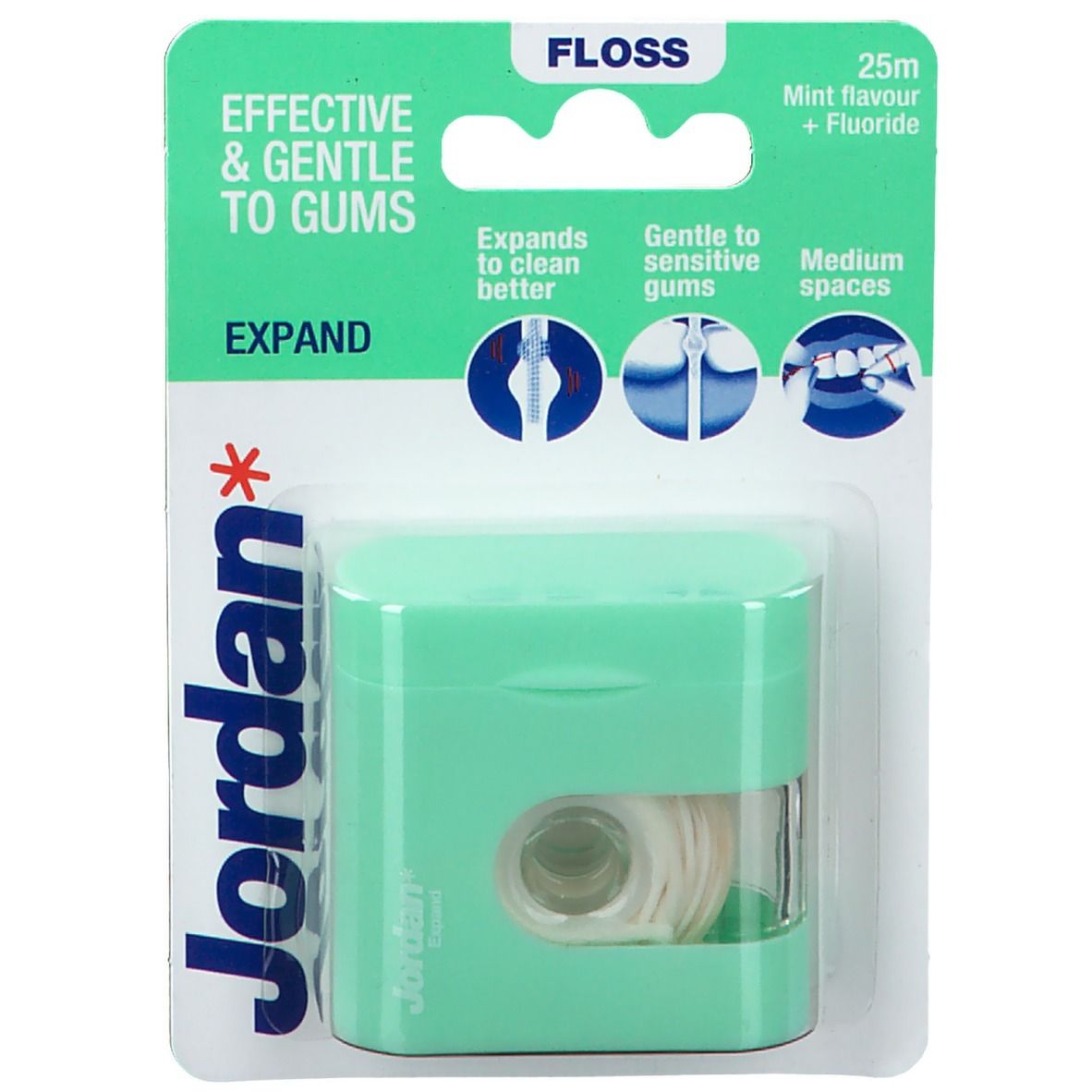 Jordan Dental Expand Fresh Floss 25 m Redcare