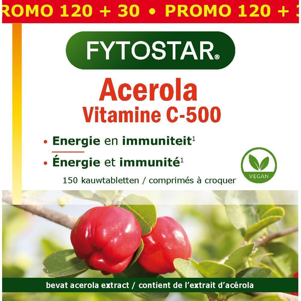 Fytostar Vitamina C 500 Acerola