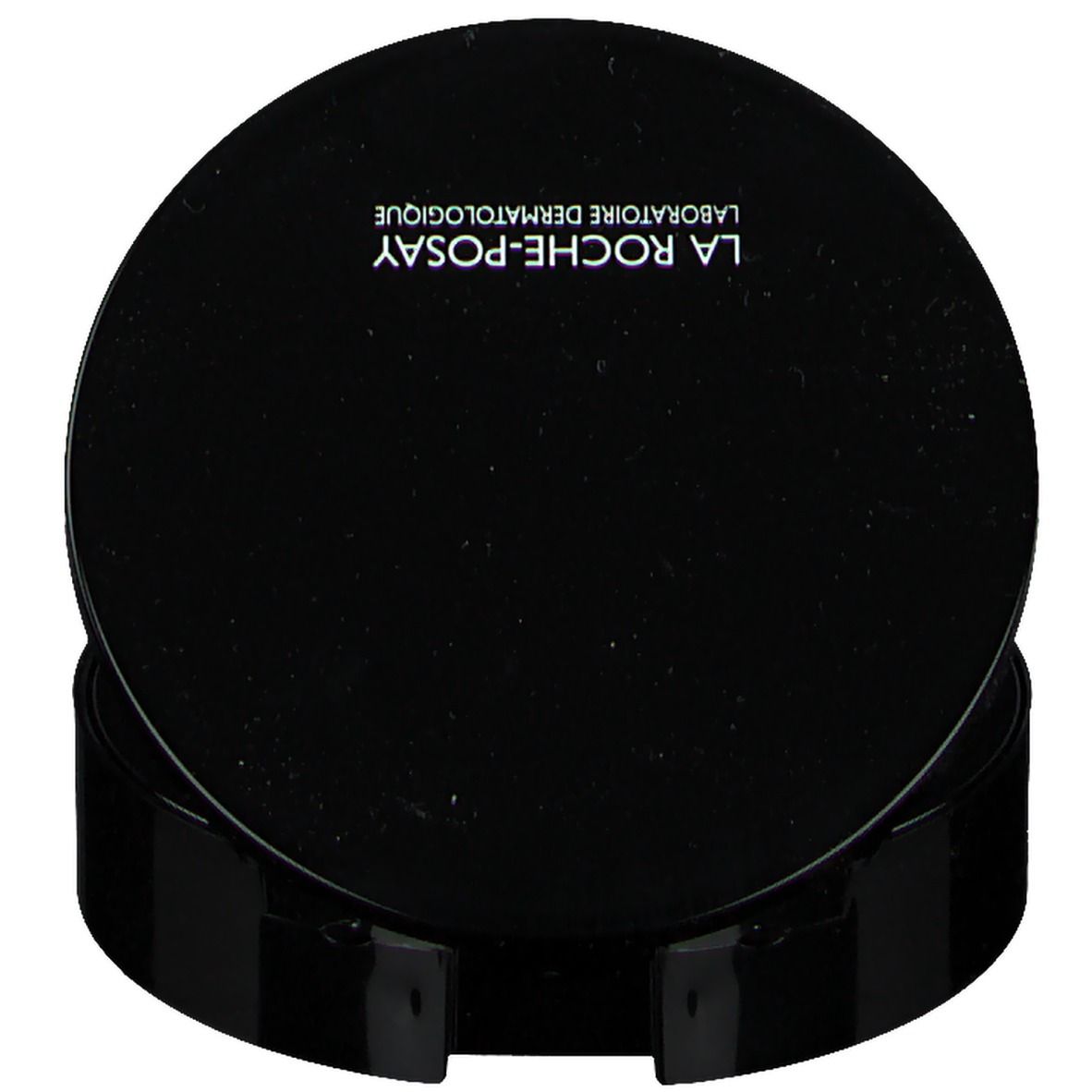 Make-up compatto chiuso. Confezione nera. Marchio La Roche-Posay.