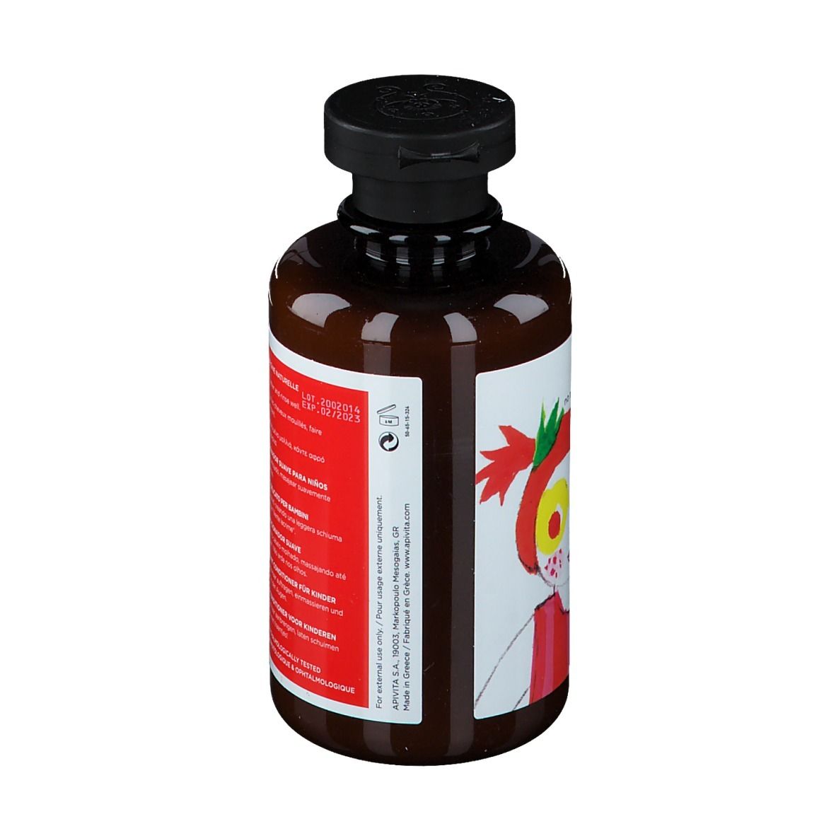 Apivita Kids Shampoo & Conditioner With Honey & Pomegranate