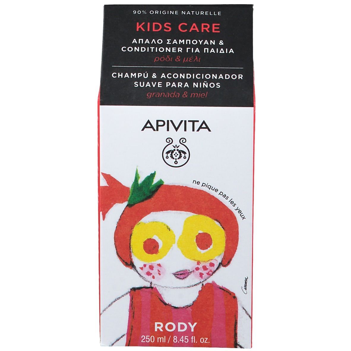 Apivita Kids Shampoo & Conditioner With Honey & Pomegranate