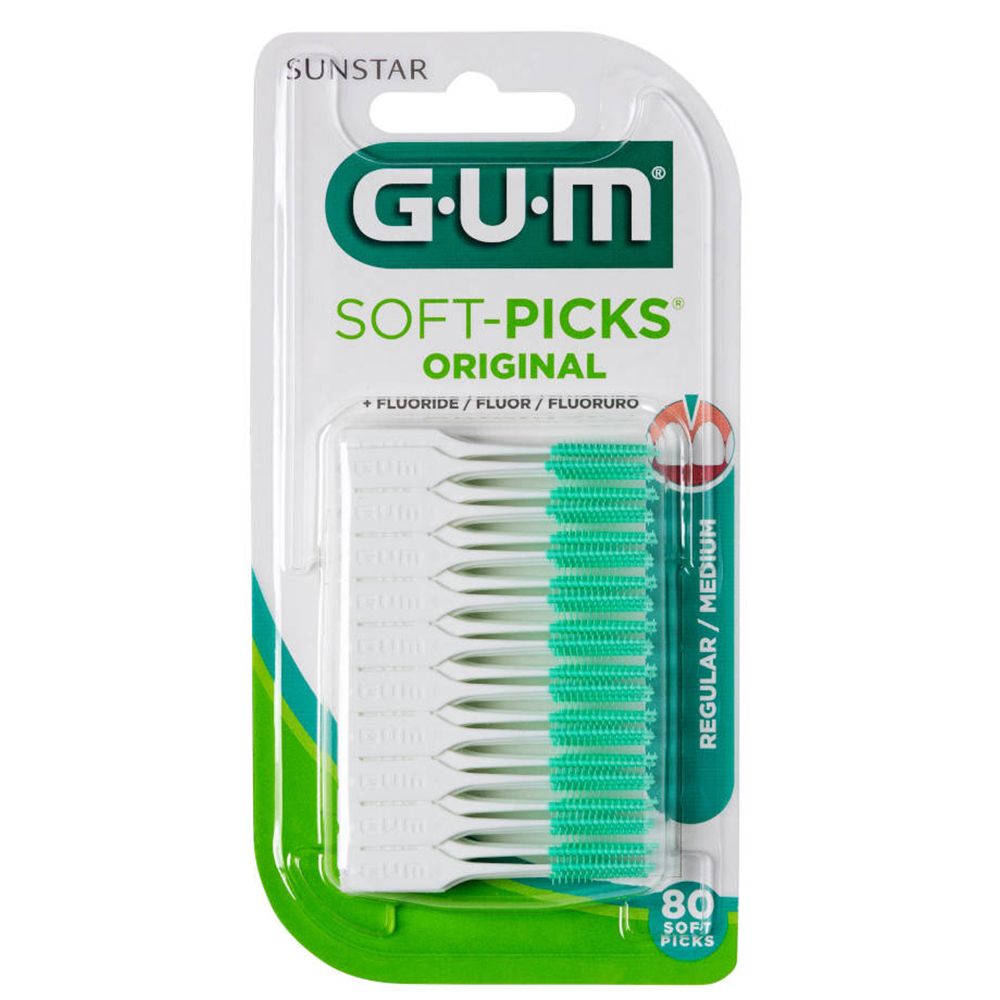 GUM® Soft-Picks® Original Medium + Fluoruro di Sodio