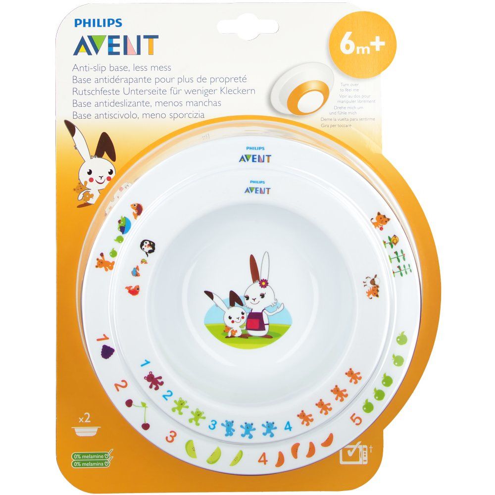 Avent Plate 2 Sizes +6m