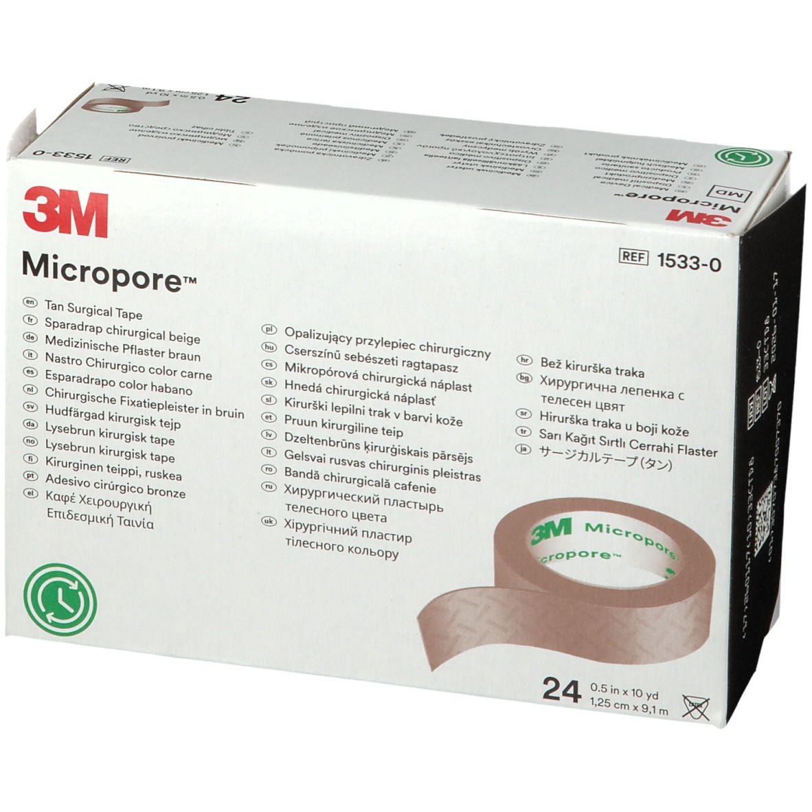 3M™ Micropore™ Nastro Chirurgico Color Pelle 12 pz