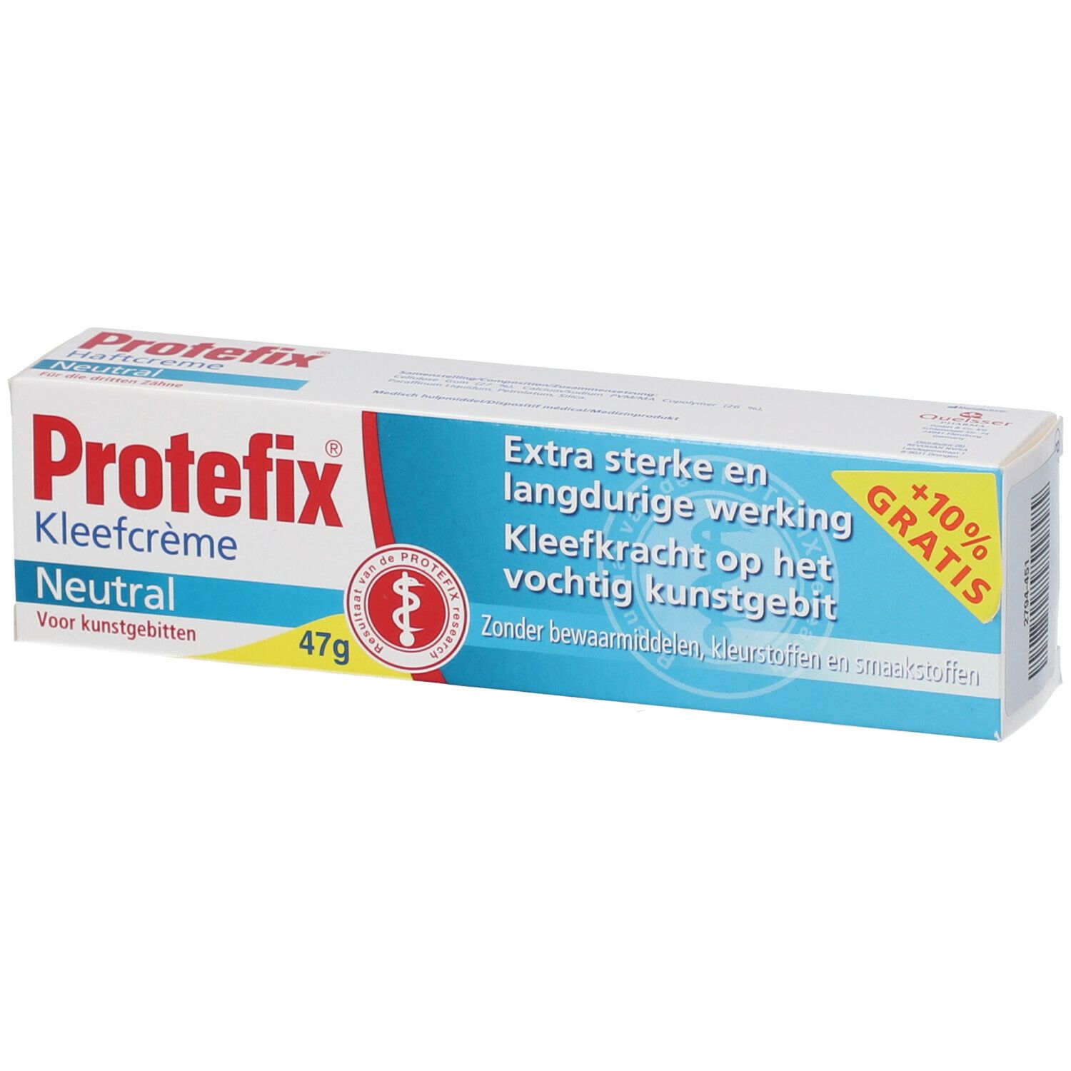 Protefix Adhesive Cream Neutral + 4Ml Free