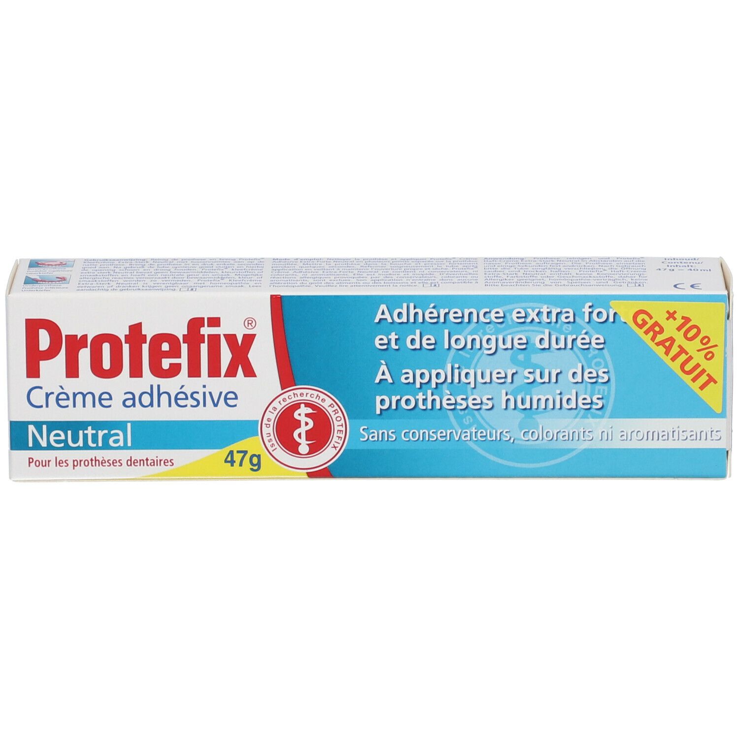 Protefix Adhesive Cream Neutral + 4Ml Free