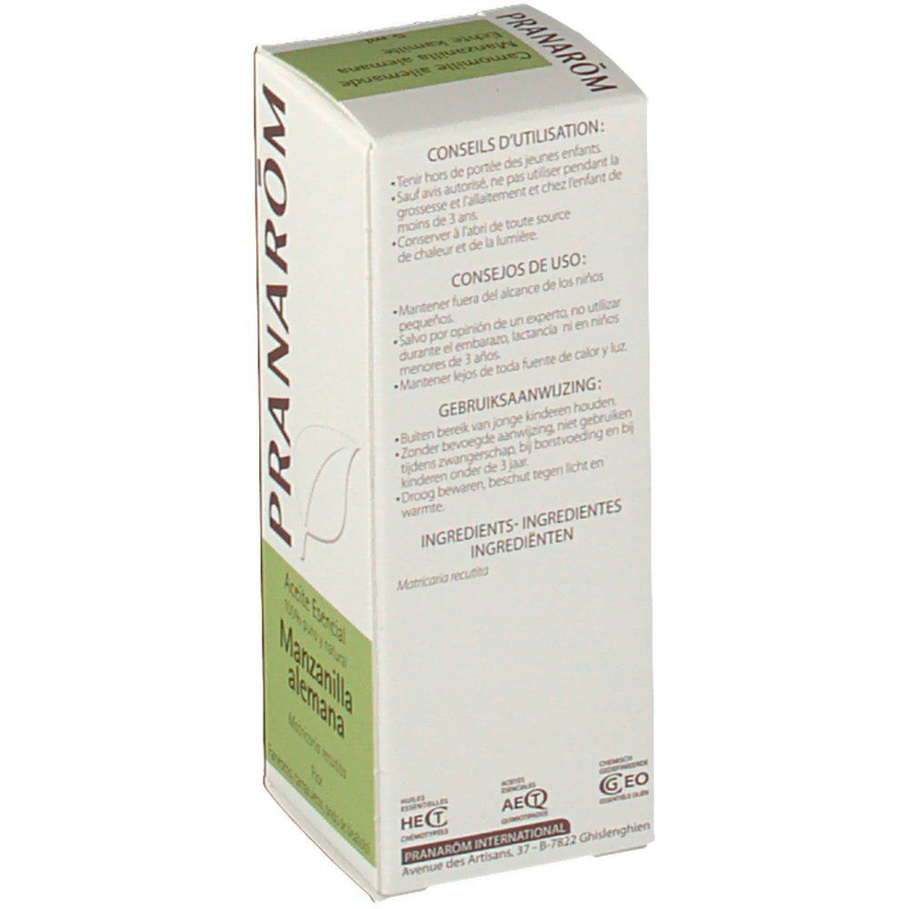 Pranarom Olio Essenziale Camomilla Matricaria