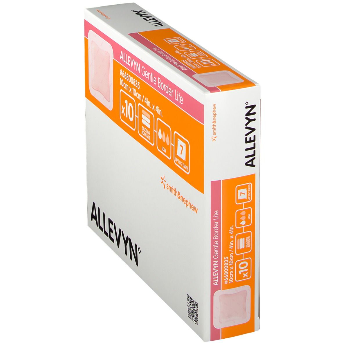 Allevyn Gentle Border Lite 10x10cm 66800835