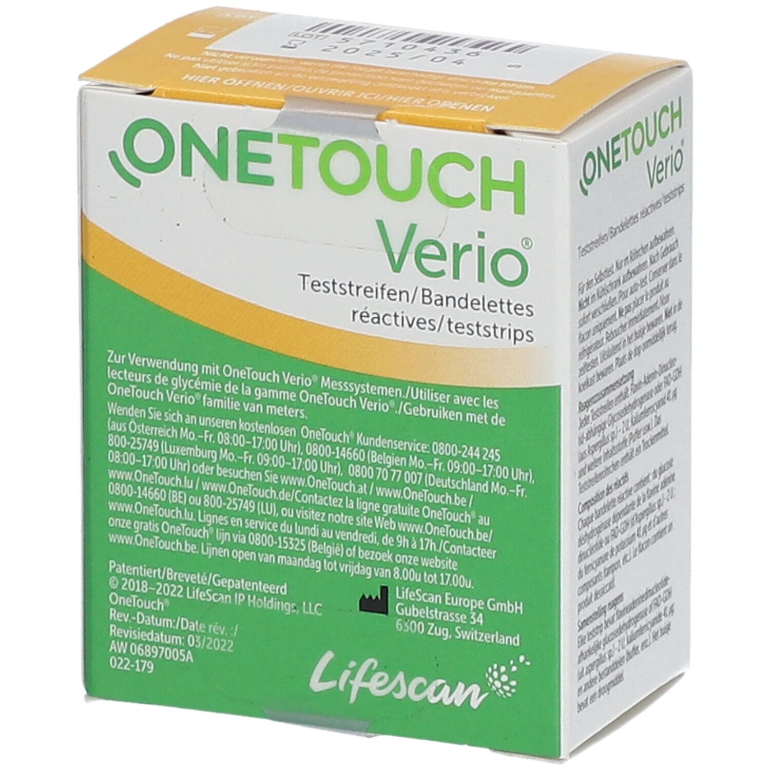 One Touch® Verio® Strisce Reattive