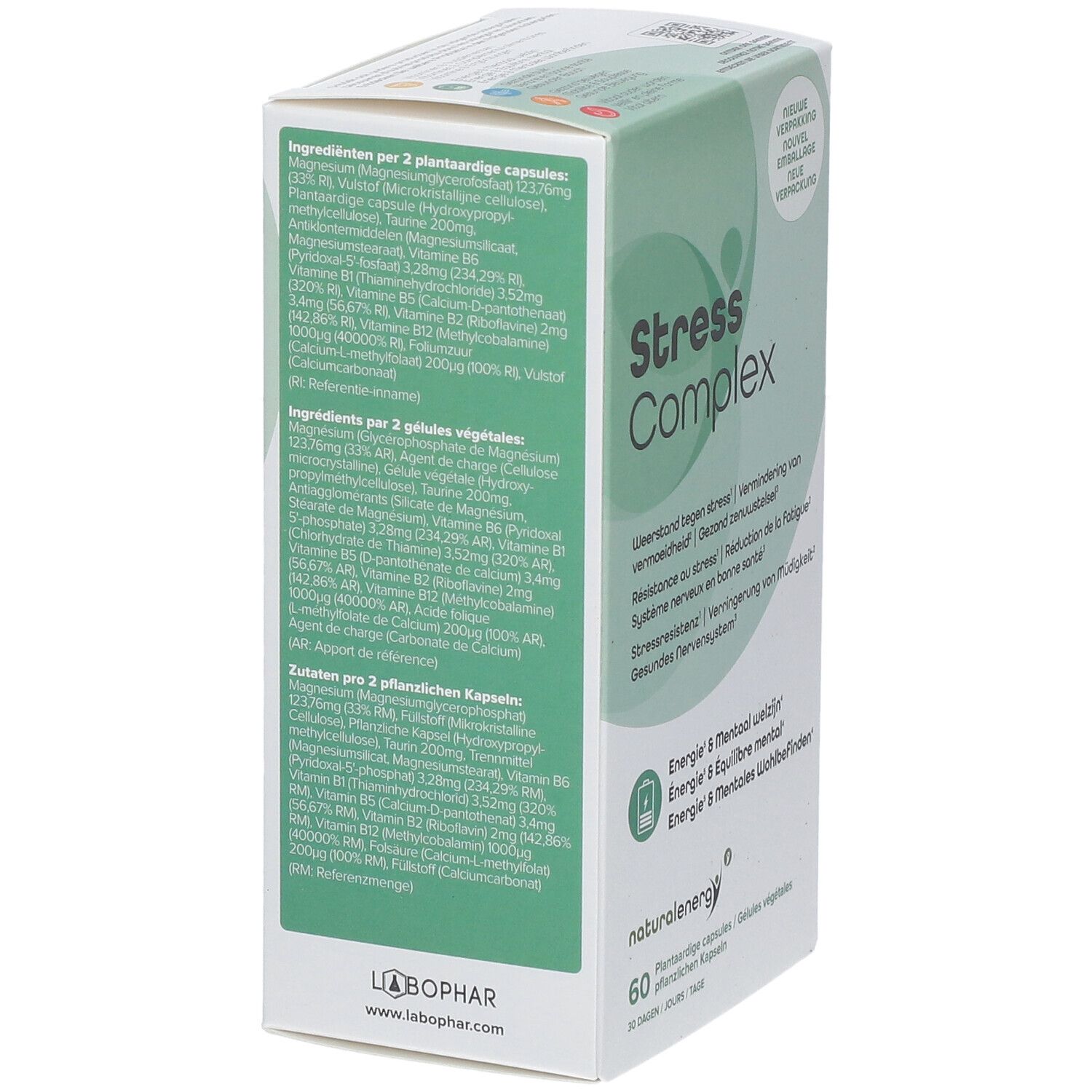 Natural Energy Stress Complex 60 pz Redcare