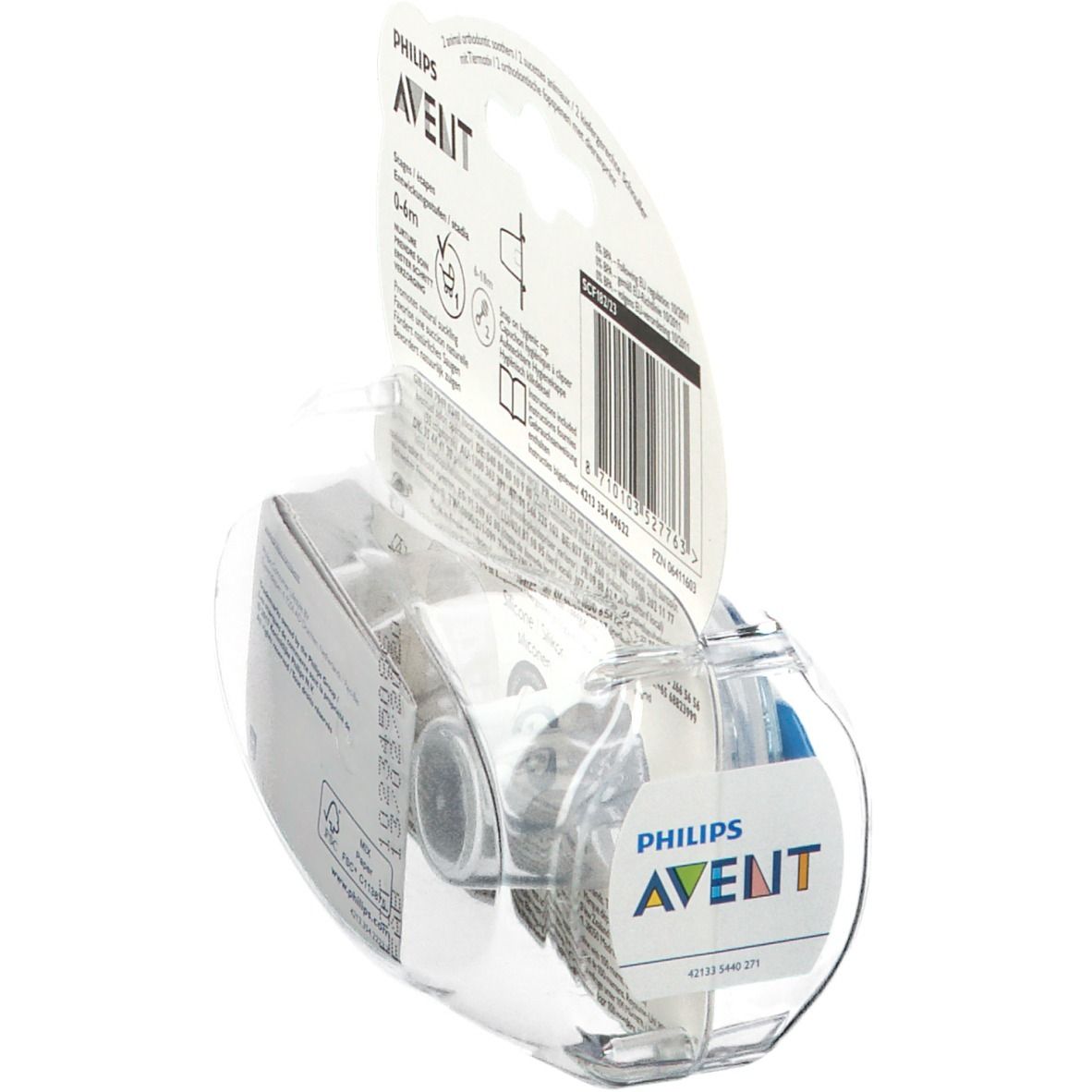 Avent Dummy Teat Silicone 0-6m Little Animals