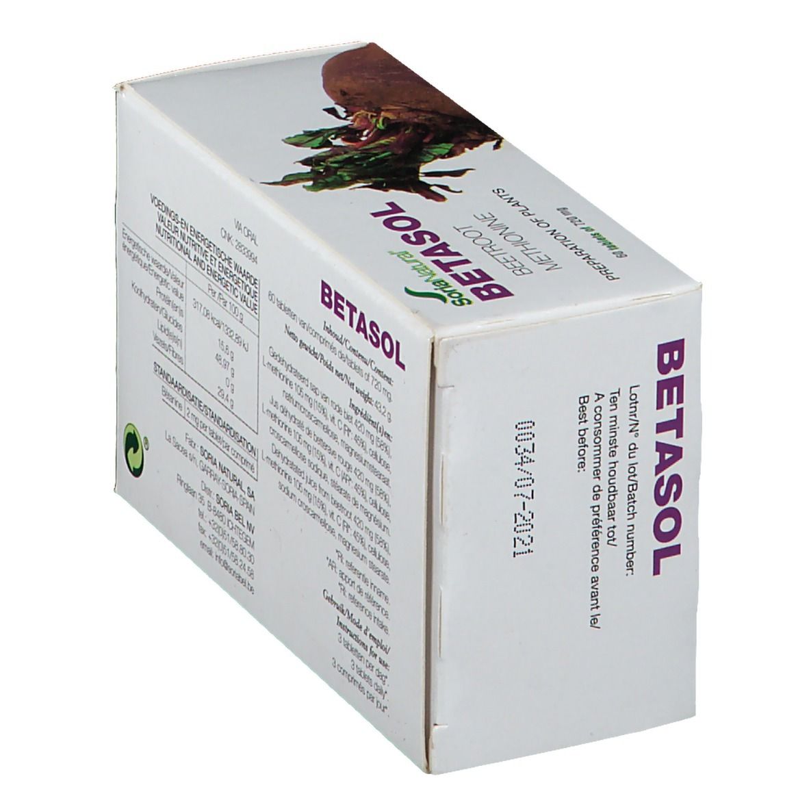 Soria Natural Betasol 600mg