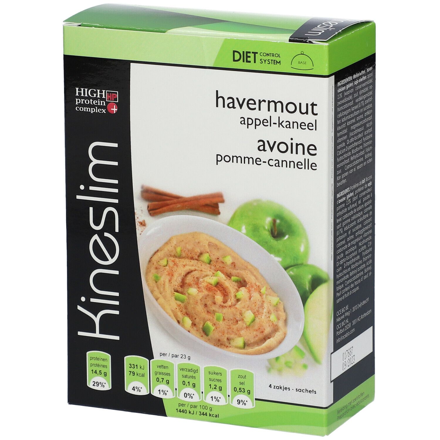 Kineslim Breakfast Oatmeal Apple / Cinnamon