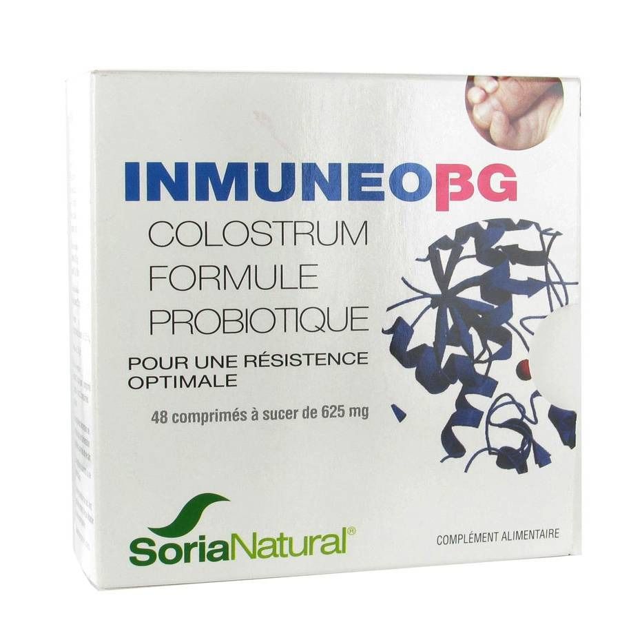 Scatola di Inmuneo bg, Soria Natural, con 48 compresse.