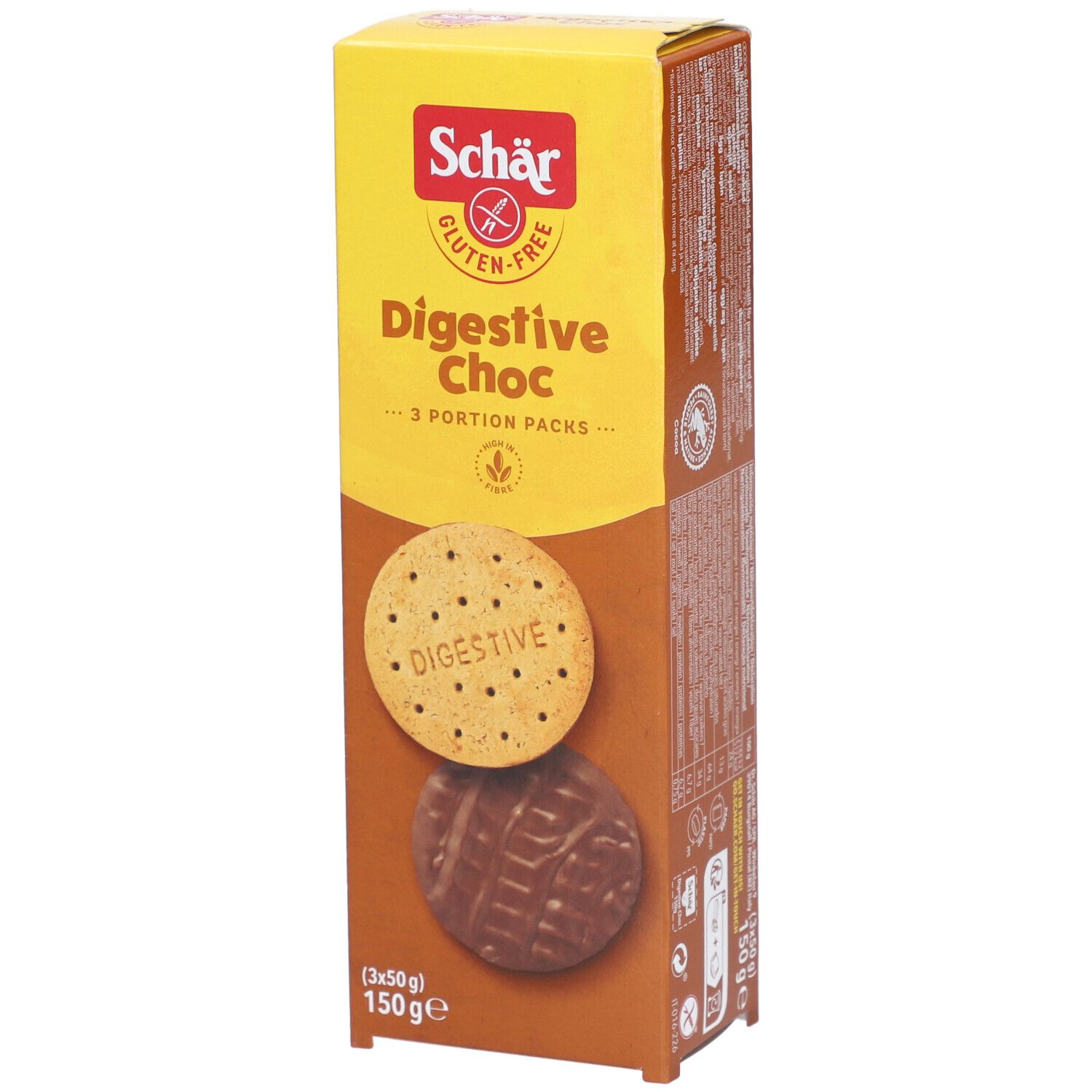 Schär Digestive Choc Gluten Free Cookies