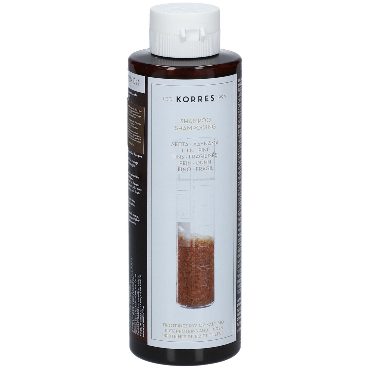 Korres Shampoo Rice Protein & Linden