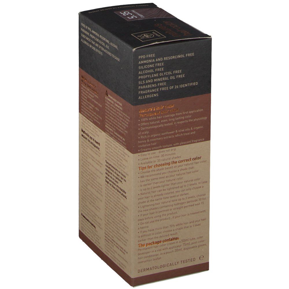 Apivita Natures Hair Color N5.35 Cappuccino