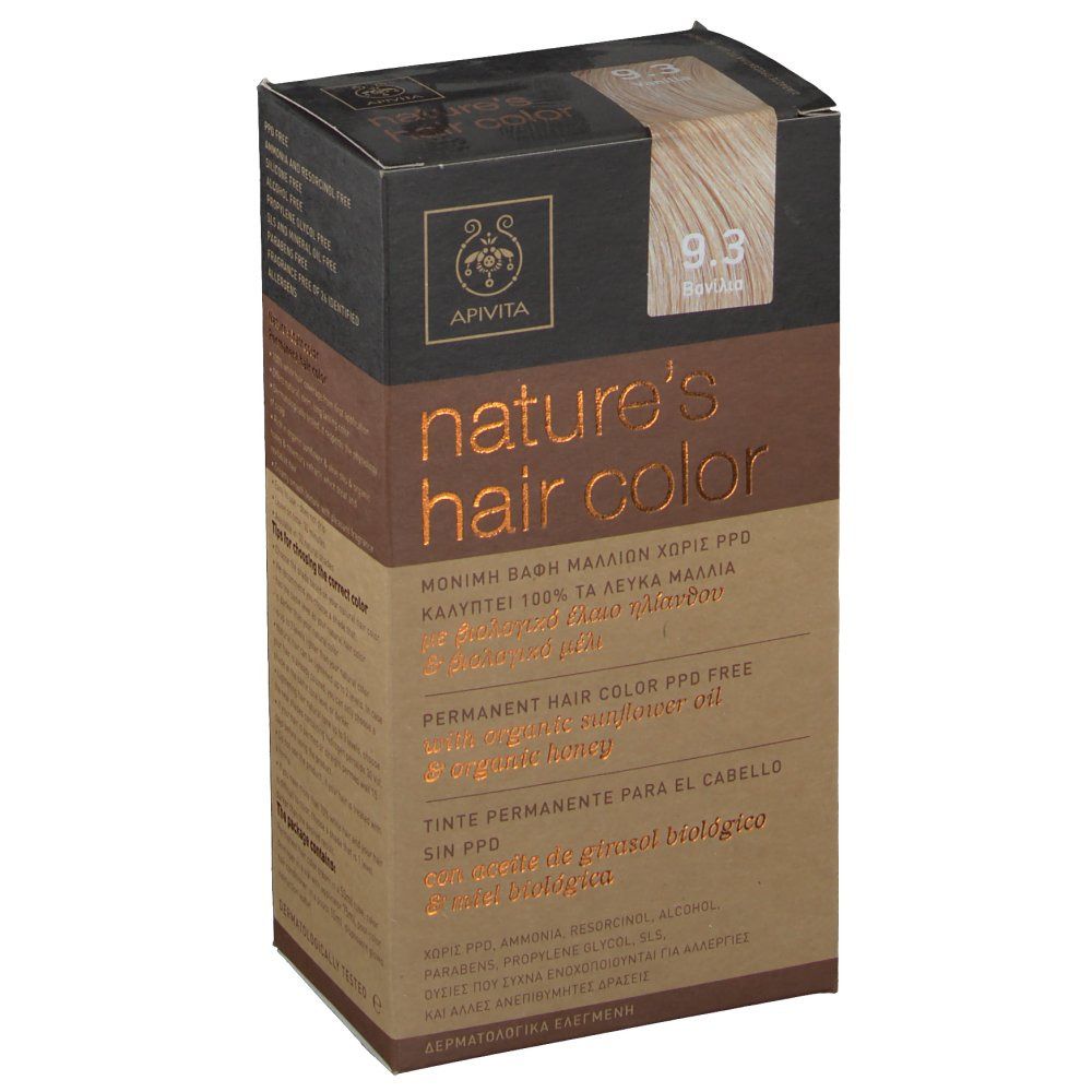 Apivita Natures Hair Color N9.3 Vanilla
