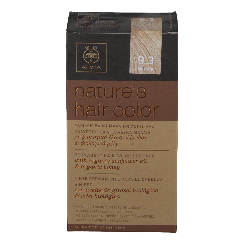 Apivita Natures Hair Color N9.3 Vanilla