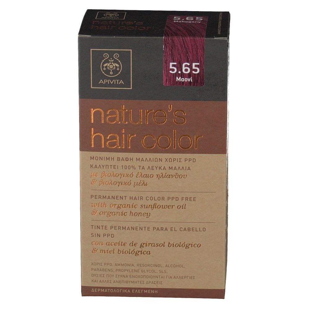 Apivita Natures Hair Color N5.65 Mahogany