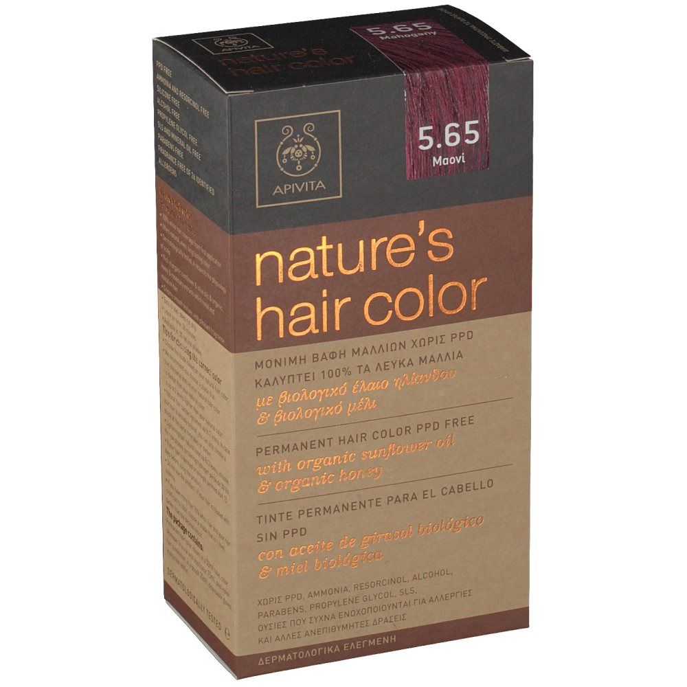 Apivita Natures Hair Color N5.65 Mahogany