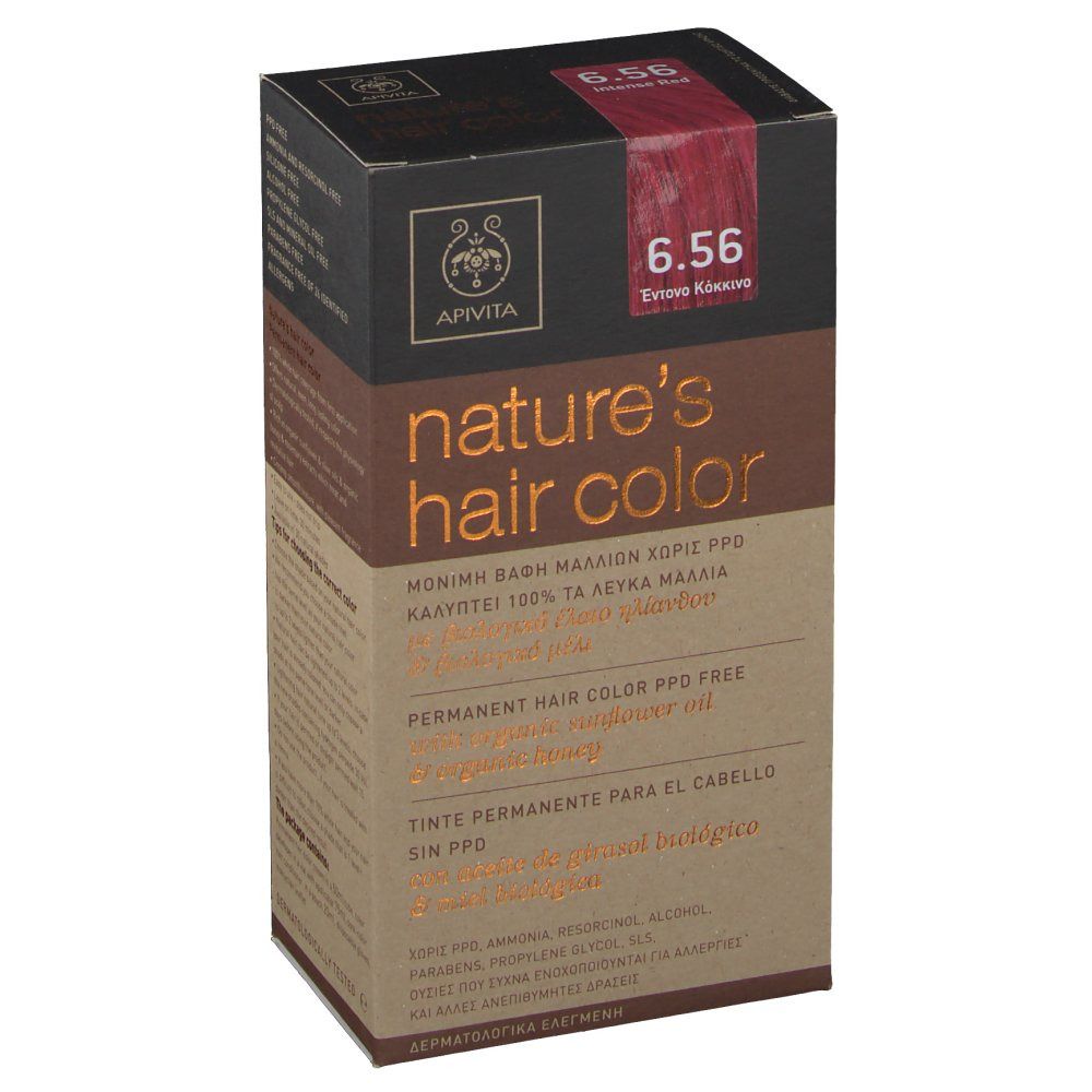 Apivita Natures Hair Color N6.56 Intens Red