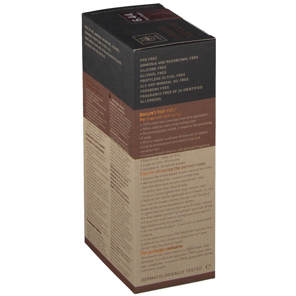 Apivita Natures Hair Color N6.44 Dark Kopper