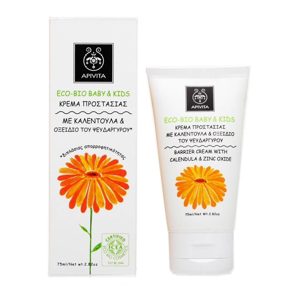 Apivita Baby Barrier Cream With Calendula & Zinc Oxide