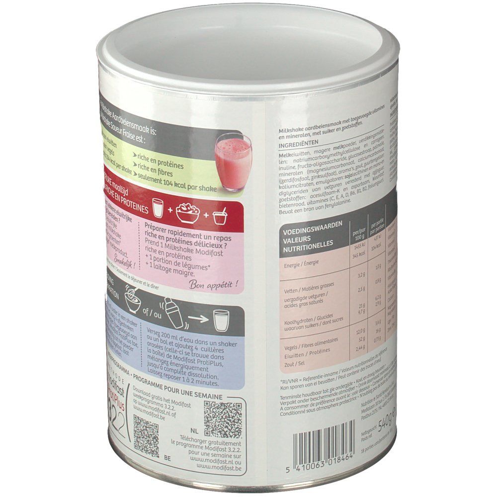 Modifast Protiplus Milkshake Strawberry
