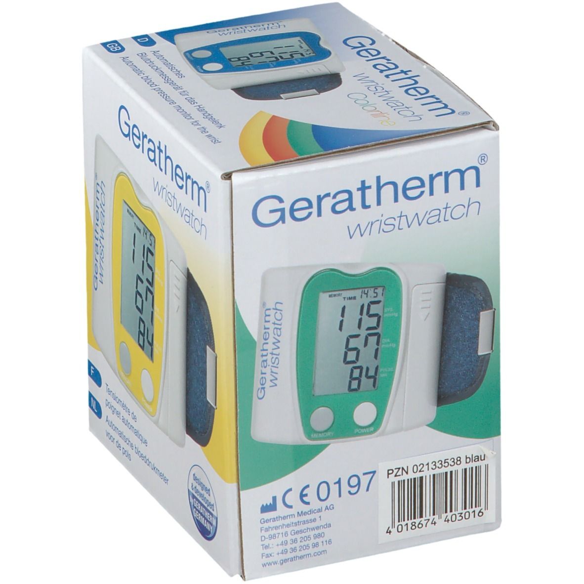 Geratherm® Wristwatch Sfigmomanometro Digitale da Polso