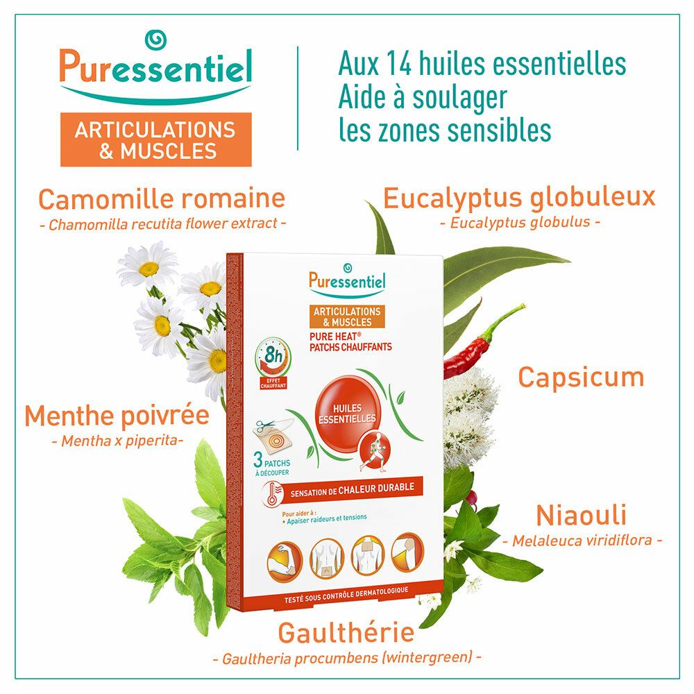 Puressentiel Cerotti 14 Oli Essenziali