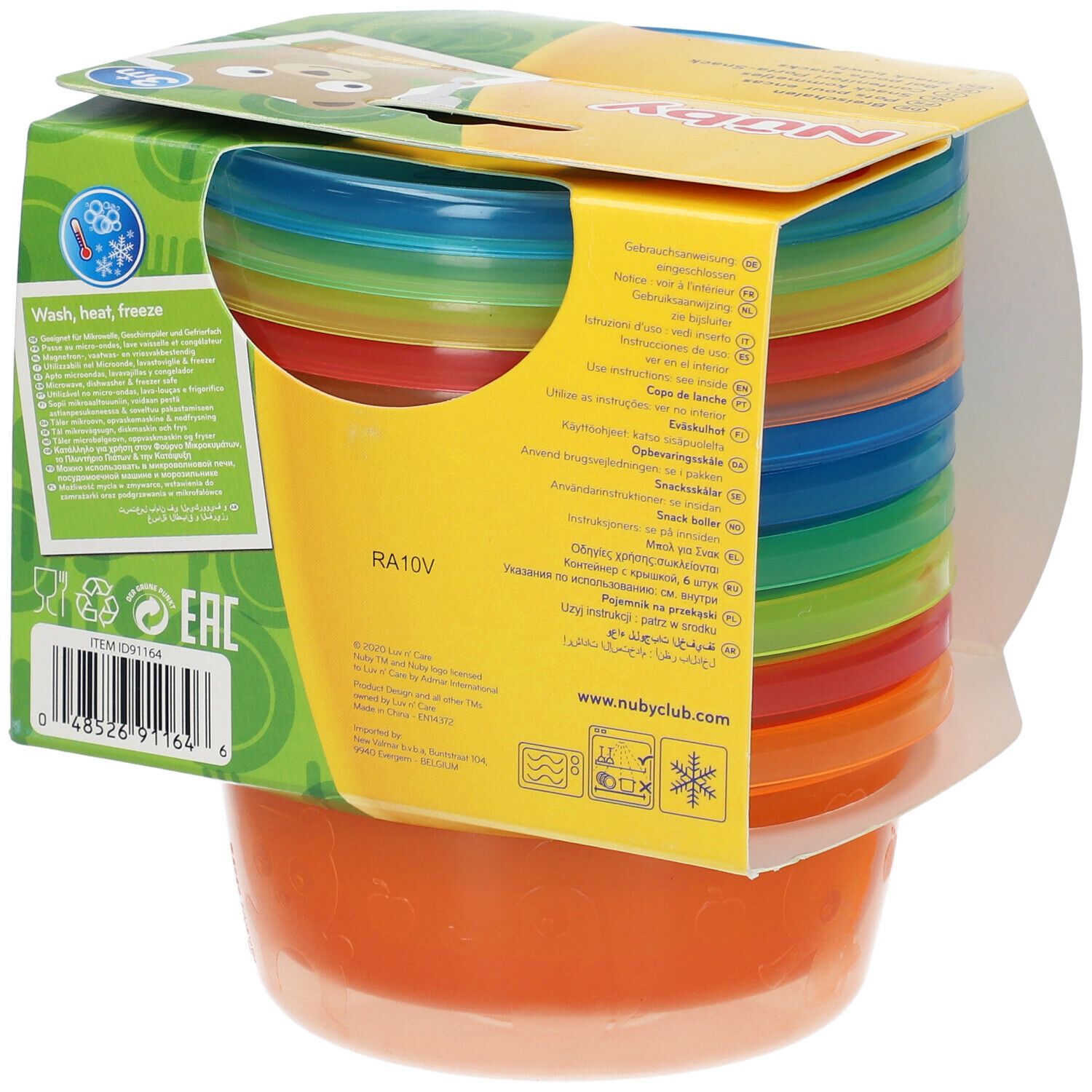 Nuby Bowl And Lid 300 ml