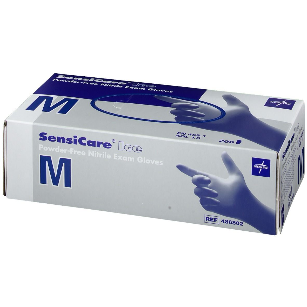 Franz Mensch HYGONORM 26154 - Guanti Monouso In Nitrile ALLFOOD® SAFE, Taglia M, 250 Pezzi