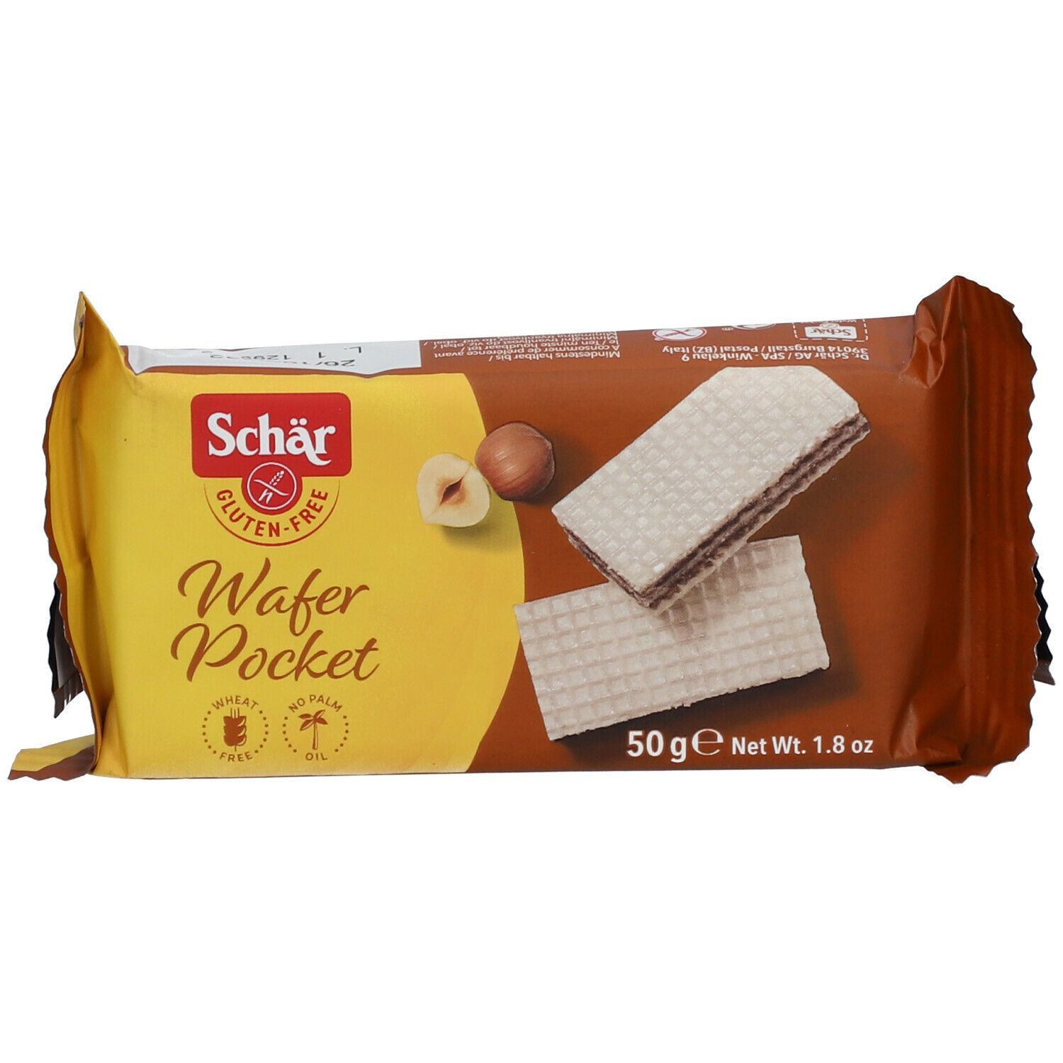 Schär Wafers Alle Nocciole Naturalmente Senza Glutine Pocket