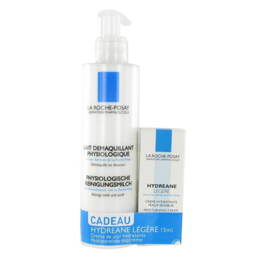 La Roche Posay Cleansing Milk + Hydreane Legere Duo