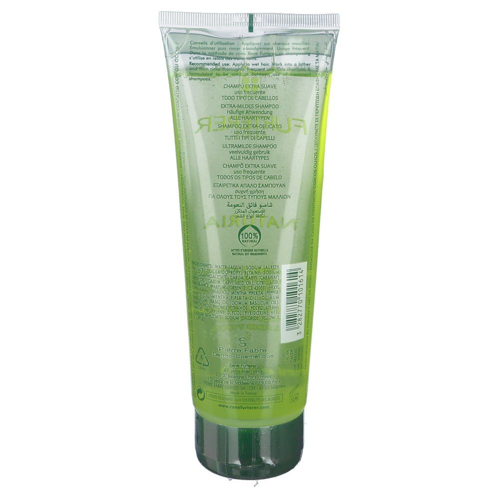 Rene Furterer Naturia Gentle Balancing Shampoo Promo +25% Free
