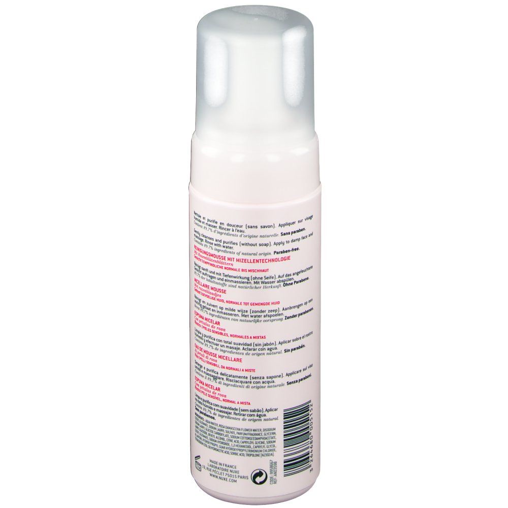 Nuxe Micellar Cleansing Foam With Rose Petals